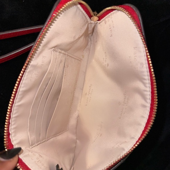 Kate Spade Red and Cream Wristlet - Picture 8 of 15